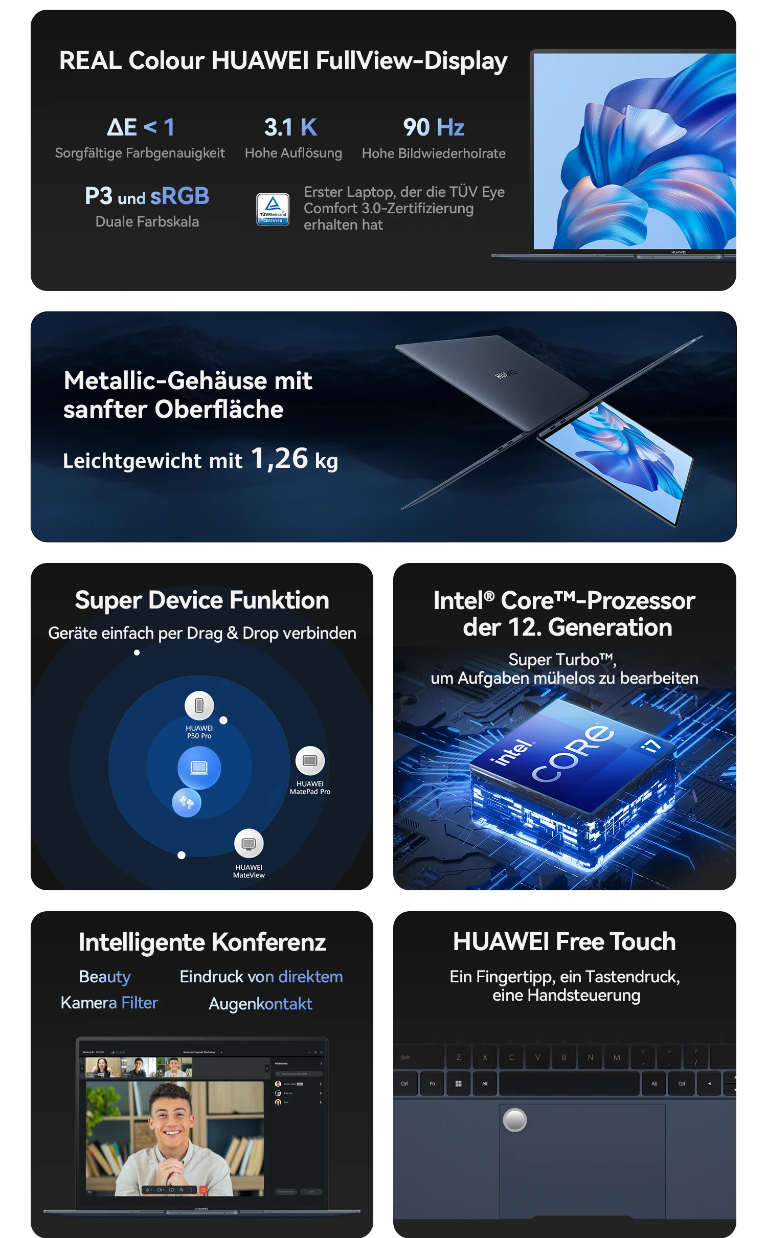 Huawei matebook x shop pro 16gb ram